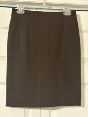 Vintage STATE OF CLAUDE MONTANA Sz 4 Olive Green Pencil Skirt Made In Italy
